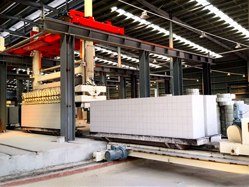 Линия по производству газобетонных блоков